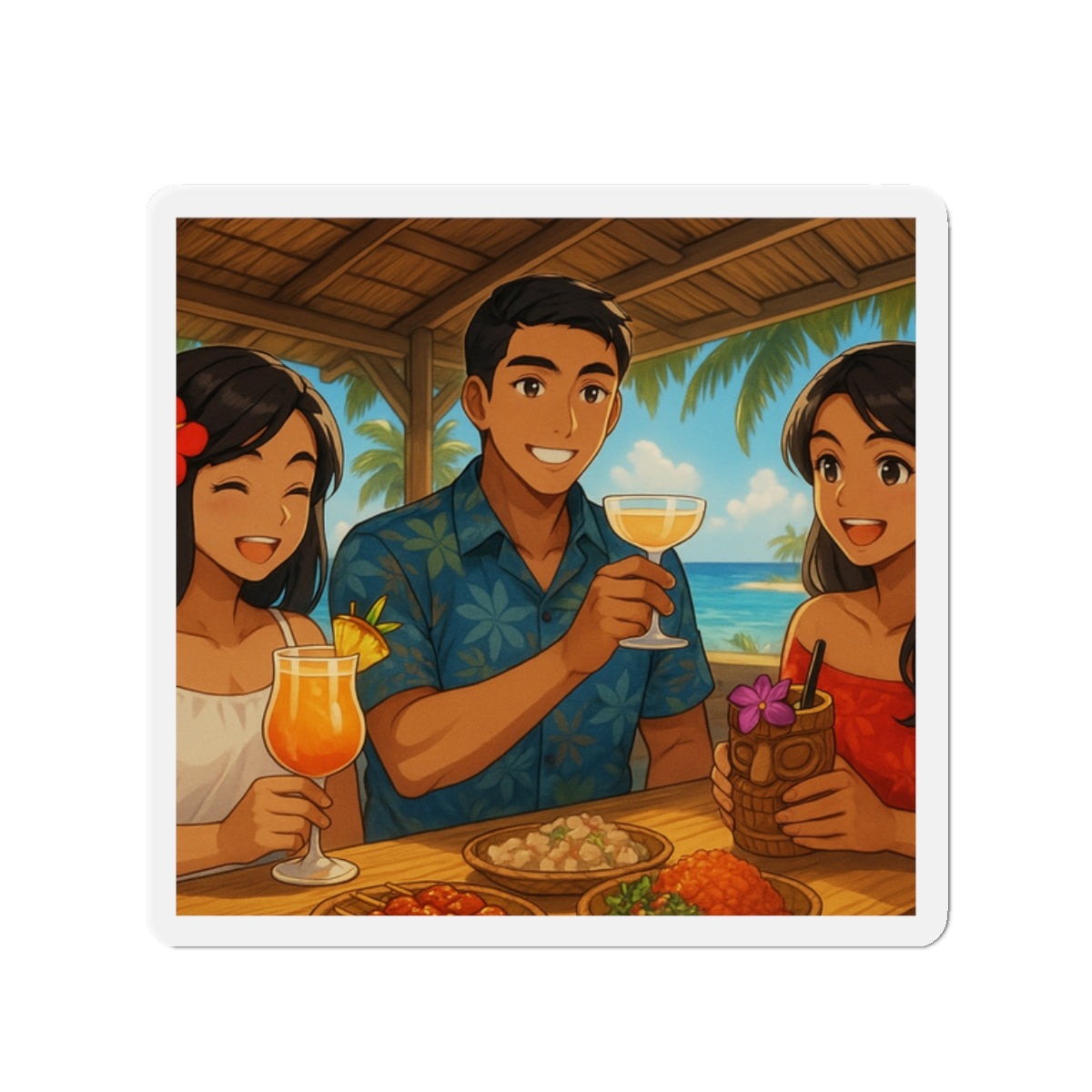 Drinks by the beach
