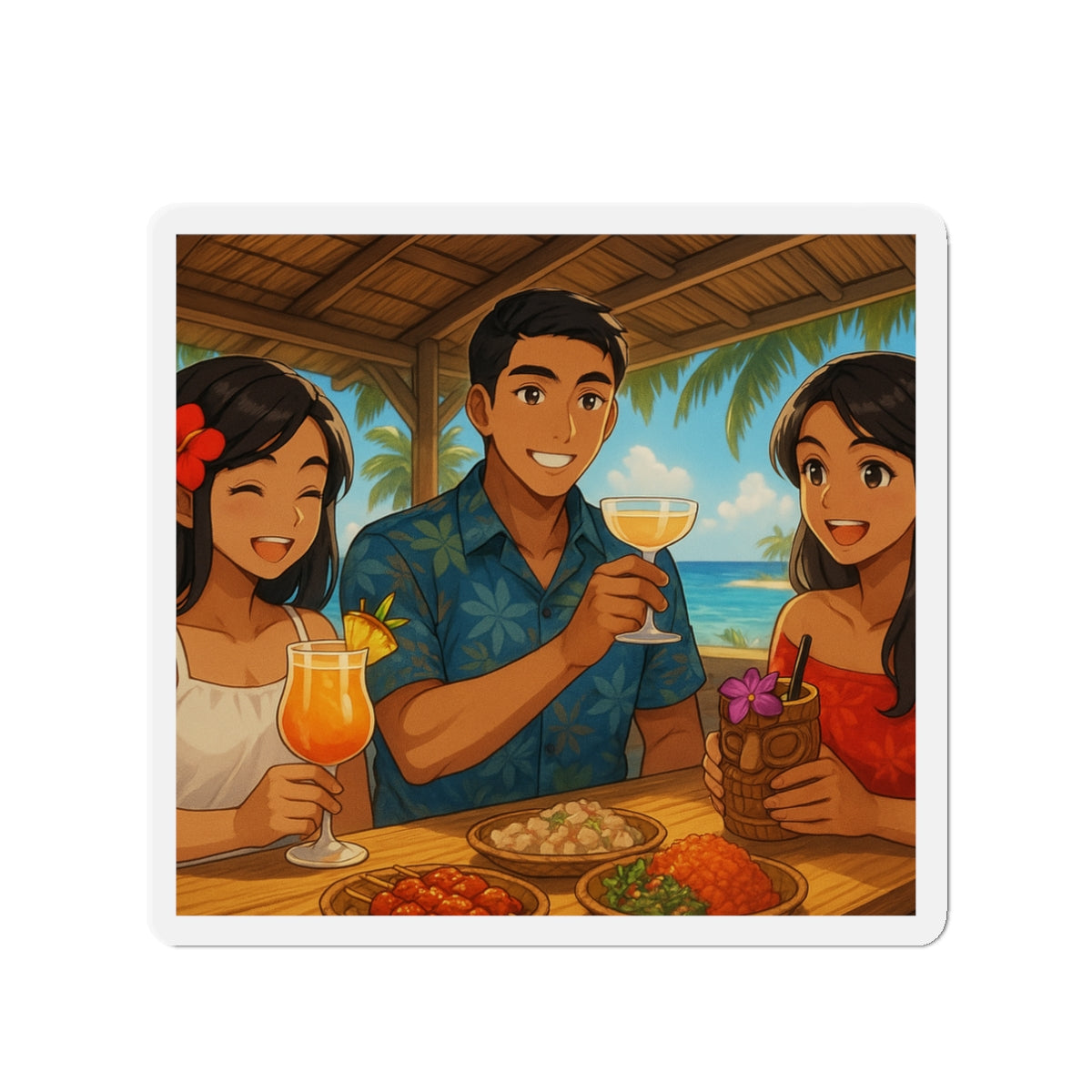 Drinks by the beach