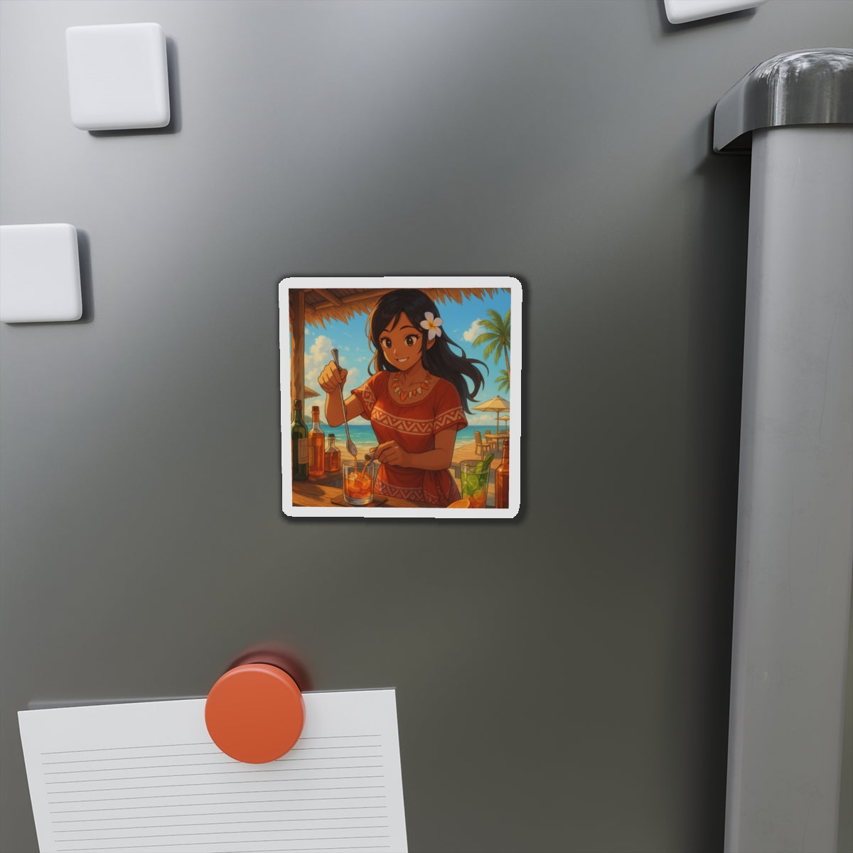 Beach bar magnet