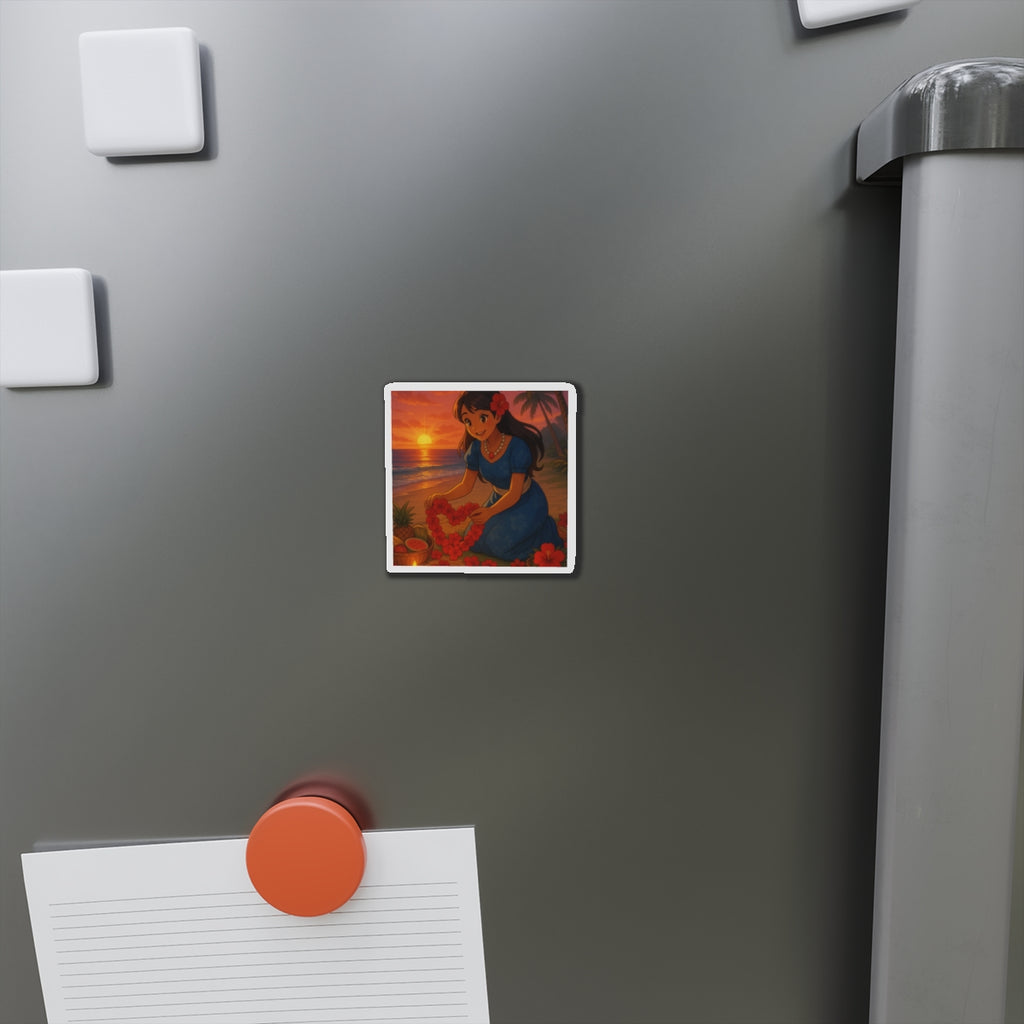 valentines flowers magnet