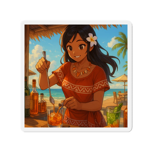 Beach bar magnet