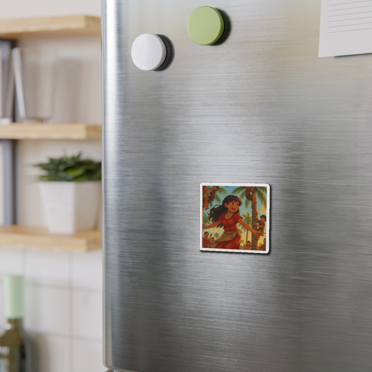 Tree climbing competition magnet