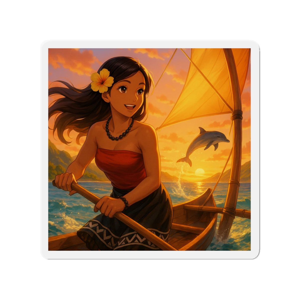Sunset sailing