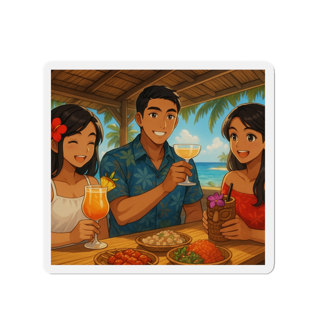 Drinks by the beach
