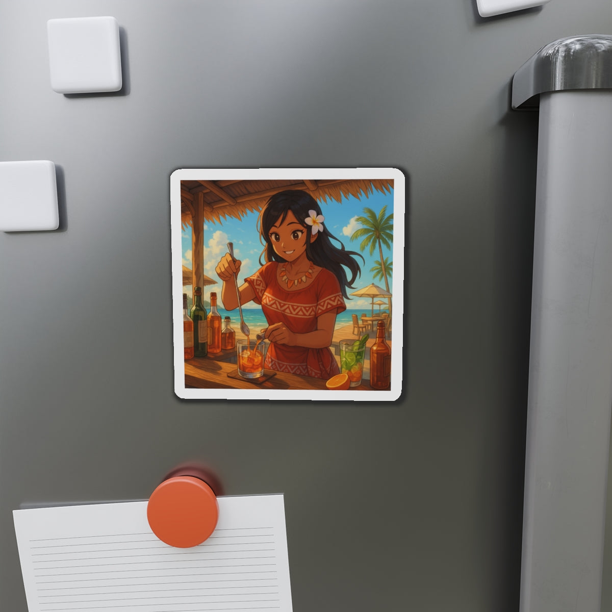 Beach bar magnet