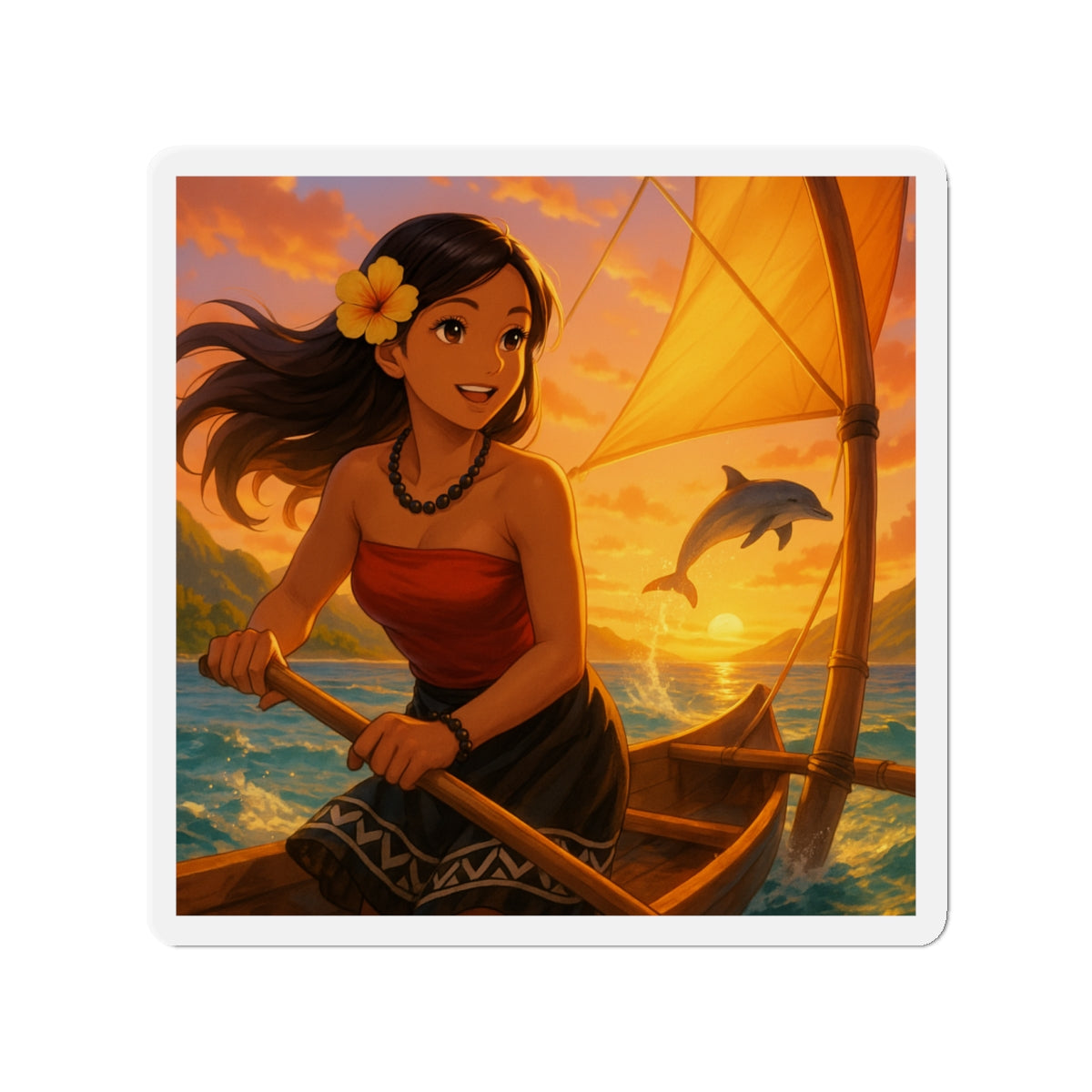 Sunset sailing