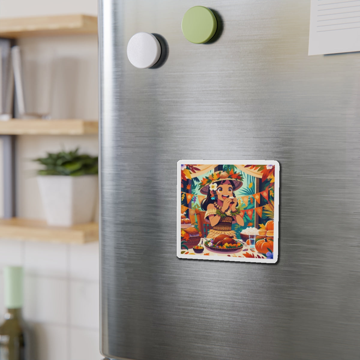 Islander Holiday Series Magnet - Thanksgiving