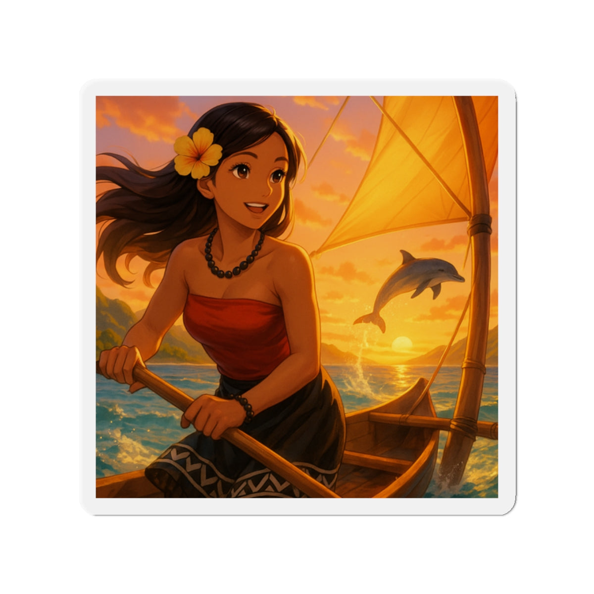 Sunset sailing