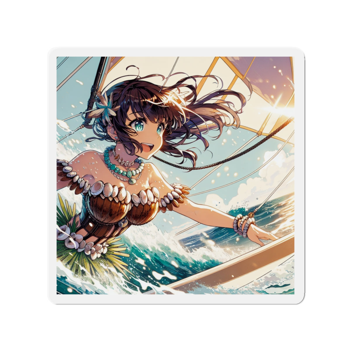 Modern Sirena Magnet, Ocean lover series
